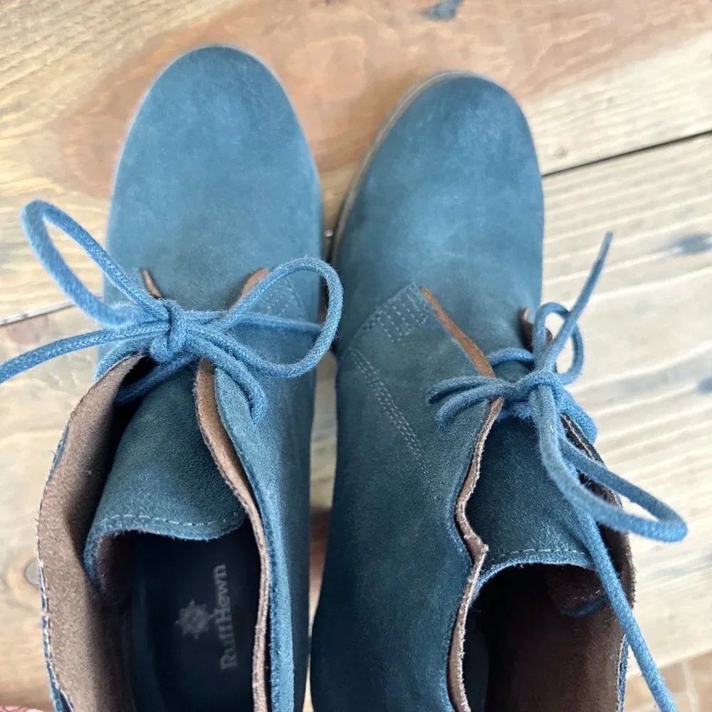 Ruff Hewn Cypress Suede Bootie Lace Up 8.5 Like new‎